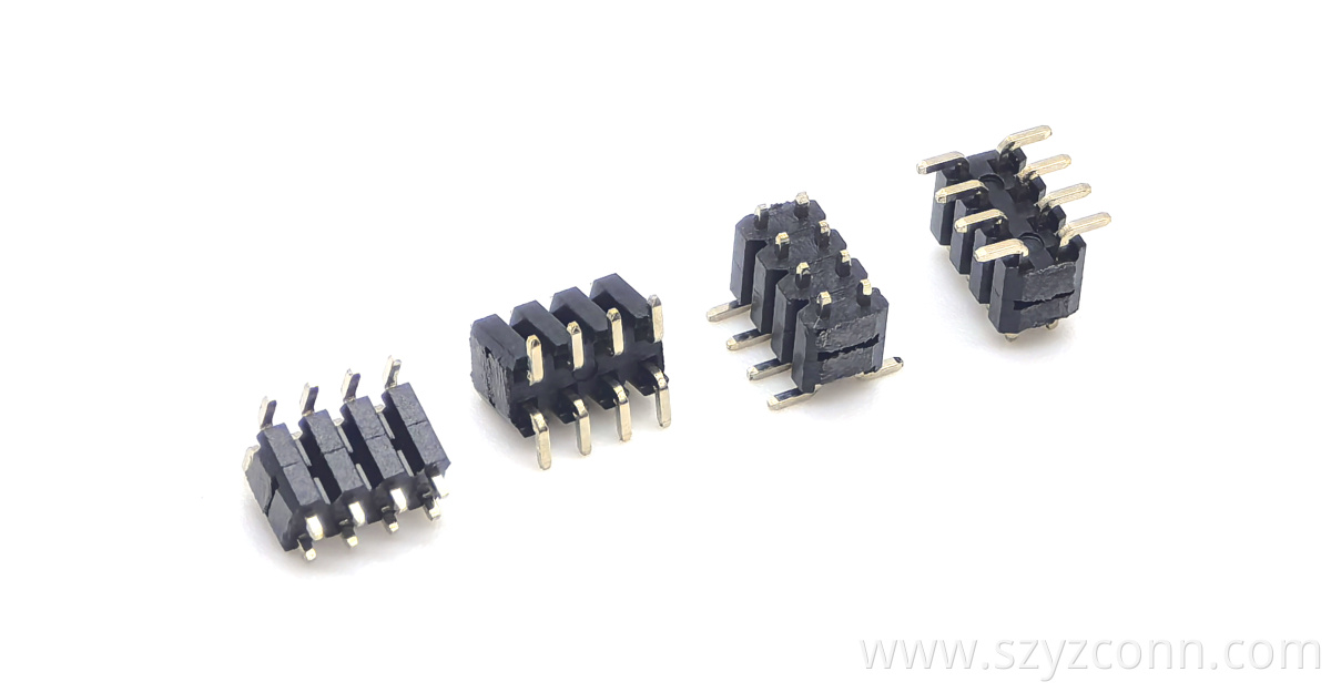 2.0mm Pitch Pin header Connector Dual Row SMT Two-layer Plastic H4.0mm 2*4P 2.0mm Pitch Pin header Connector Dual Row SMT Two-layer Plastic H4.0mm 2*4P